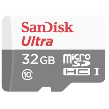 כרטיס זיכרון Sandisk microSDHC Class 10 32GB SQUNR-032G-GN3MN 32GB