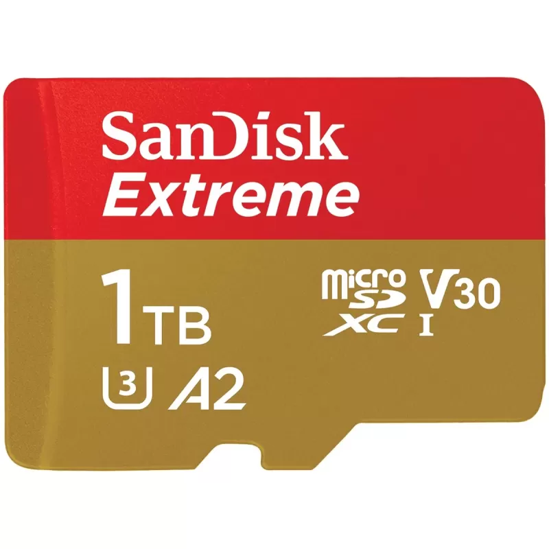 Memory Card Sandisk Extreme microSD 1TB SDSQXAV-1T00-GN6MN 1TB Memory Card Sandisk Extreme microSD 1TB SDSQXAV-1T00-GN6MN 1TB