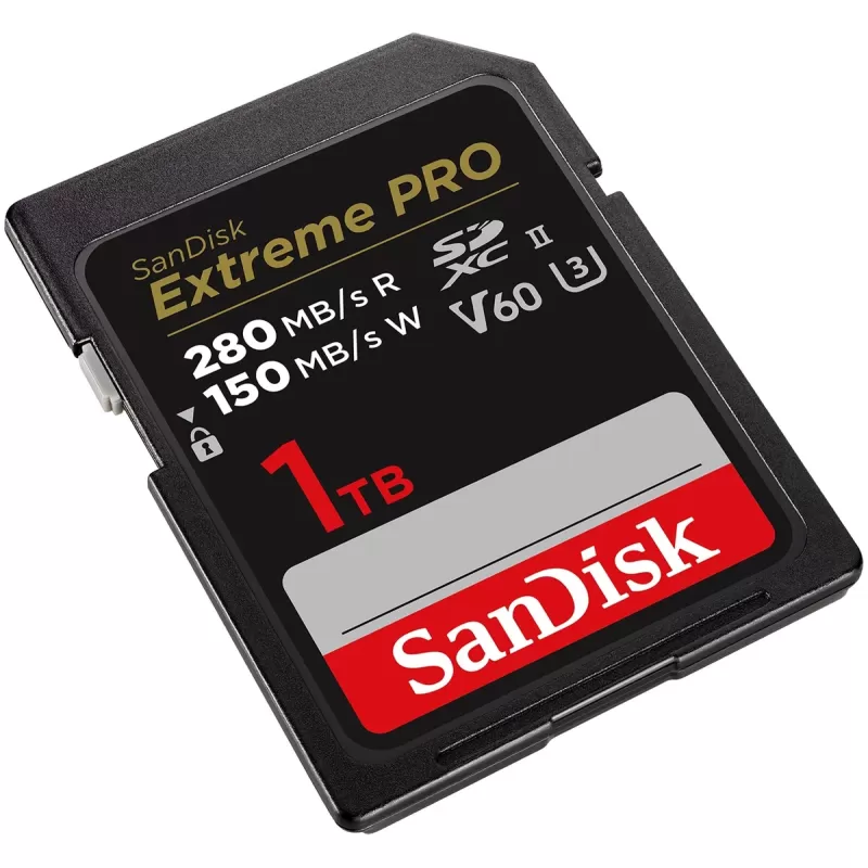 Memory Card Sandisk Extreme PRO SDXC UHS-II 1TB V60 280MB/s SDSDXEP-1T00-GN4IN 1TB Memory Card Sandisk Extreme PRO SDXC UHS-II 1TB V60 280MB/s SDSDXEP-1T00-GN4IN 1TB