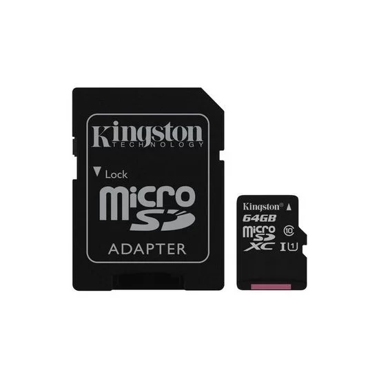 כרטיס זיכרון Kingston SDC10/64GB 64GB