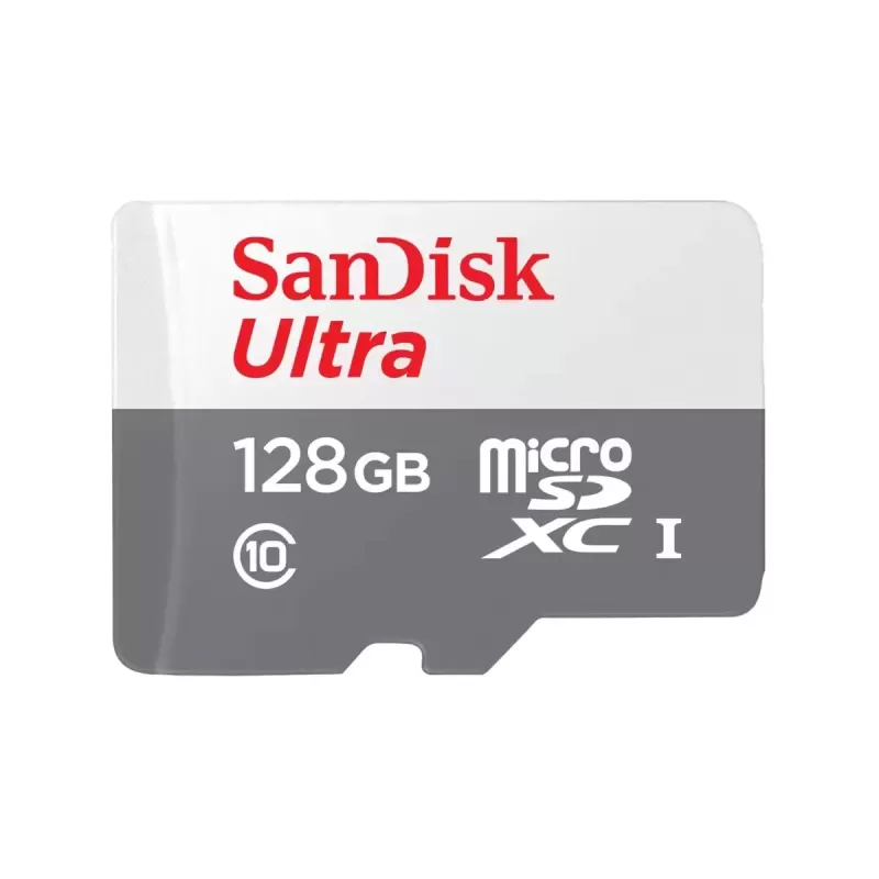 Memory card without adapter Sandisk Ultra microSDHC Ultra microSD UHS-I Card SDSQUNR-128G-GN6MN Micro SDHC 128GB Memory card without adapter Sandisk Ultra microSDHC Ultra microSD UHS-I Card SDSQUNR-128G-GN6MN Micro SDHC 128GB