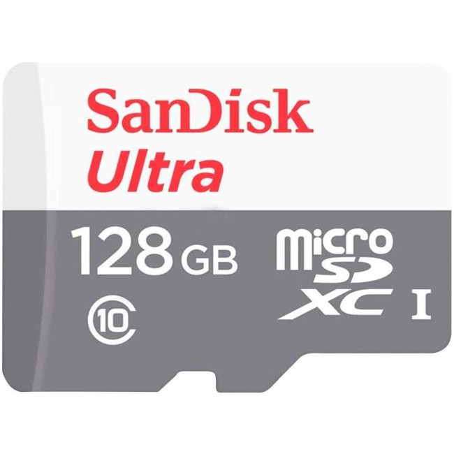 Карта памяти без адаптера Sandisk Ultra microSDHC SDSQUNR-128G-GN6MN Micro SDHC..