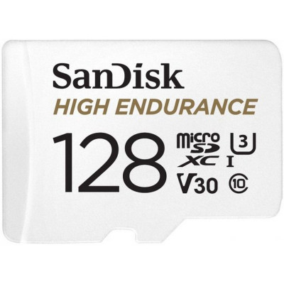 Карта Памяти с Адаптером Sandisk High Endurance microSD Card SDSQQNR-128G-GN6IA Карта Памяти с Адаптером Sandisk High Endurance microSD Card SDSQQNR-128G-GN6IA