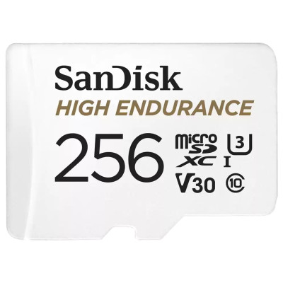Карта Памяти SanDisk 256GB High Endurance microSD XC UHS-I Card