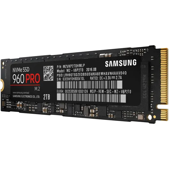 SSD Диск Samsung 960 PRO 2TB MZ-V6P2T0BW M.2 2280 SSD Диск Samsung 960 PRO 2TB MZ-V6P2T0BW M.2 2280