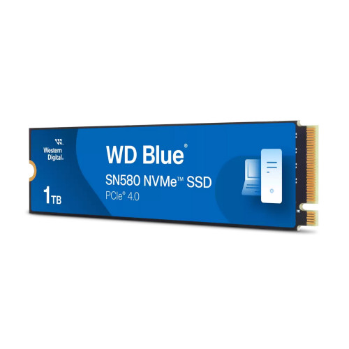 SSD Disk Western Digital Blue SN580 PCI-Express 4.0 x4, NVMe 1.4 WDS100T3B0E