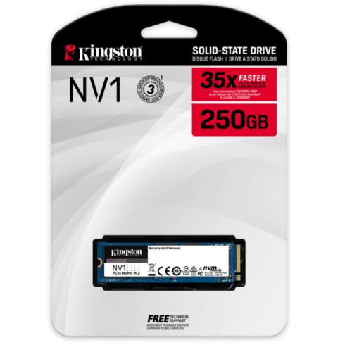SSD Disk Kingston NV1 SNVS/250G M.2 2280 250GB PCIe 3.0 x4 NVMe