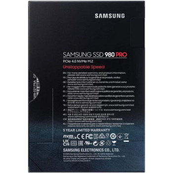 דיסק SSD Samsung 980 PRO MZ-V8P1T0BW M.2 2280 1TB PCIe Gen4x4 דיסק SSD Samsung 980 PRO MZ-V8P1T0BW M.2 2280 1TB PCIe Gen4x4