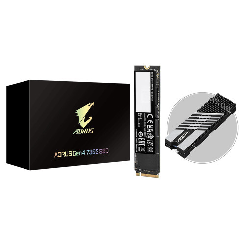 SSD Диск Gigabyte AORUS Gen4 7300 AG4732TB M.2 2280 2TB PCIe Gen4x4