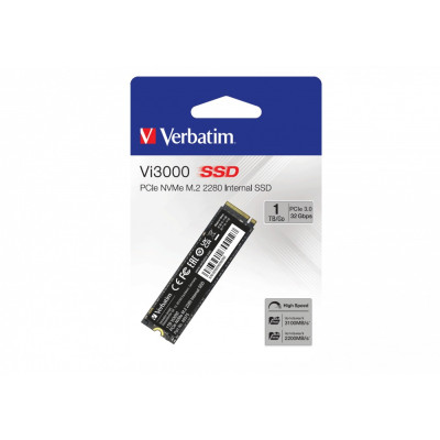SSD Диск Verbatim Vi3000 49375 M.2 2280 1TB PCIe 3.0 x4 NVMe.. SSD Диск Verbatim Vi3000 49375 M.2 2280 1TB PCIe 3.0 x4 NVMe..