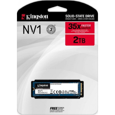 דיסק SSD Kingston NV1 SNVS/2000G M.2 2280 2TB PCIe 3.0 x4 NVMe דיסק SSD Kingston NV1 SNVS/2000G M.2 2280 2TB PCIe 3.0 x4 NVMe