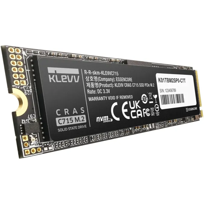 SSD Disk Klevv CRAS C715 512GB K512GM2SP0-C7T M.2 2280
