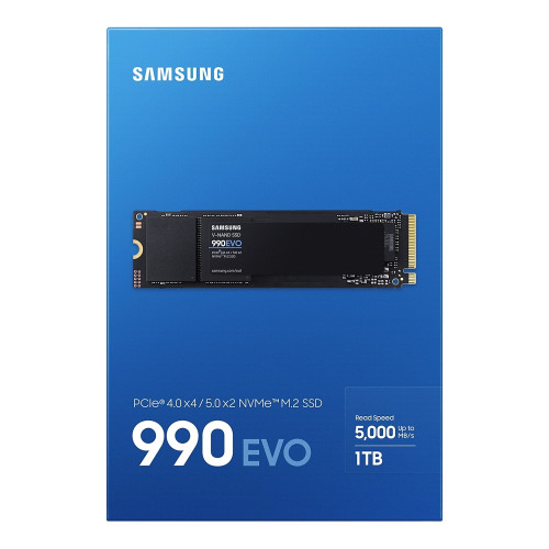 SSD Диск Samsung 1.0TB 990 EVO NVMe M.2 MZ-V9E1T0BW M.2 2280 1TB