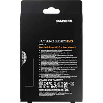 SSD Диск Samsung 870 EVO MZ-77E500BW 2.5" 500GB SATA 3 Состояние:Уценка