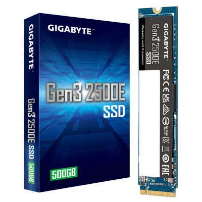 דיסק SSD Gigabyte Gen3 2500E G325E500G M.2 2280 500GB PCIe 3.0 x4 NVMe דיסק SSD Gigabyte Gen3 2500E G325E500G M.2 2280 500GB PCIe 3.0 x4 NVMe