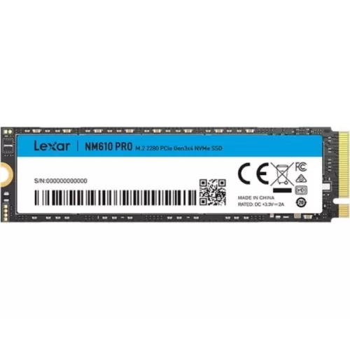 כונן SSD Lexar NM610PRO 500GB LNM610P500G-RNNNG M.2 2280