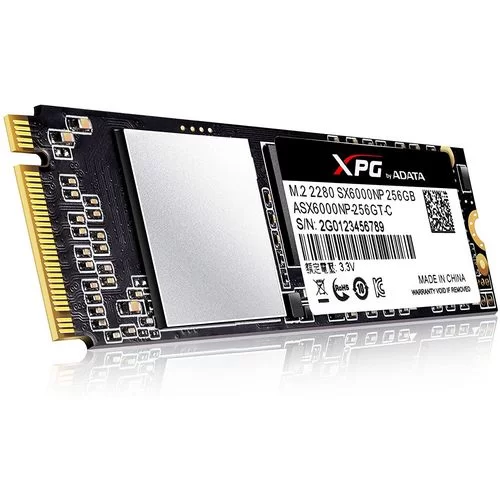 דיסק SSD Adata XPG SX6000 ASX6000NP-256GT-C M.2 2280 256GB PCIe Gen4x4 דיסק SSD Adata XPG SX6000 ASX6000NP-256GT-C M.2 2280 256GB PCIe Gen4x4