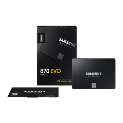 SSD Disk Samsung 870 EVO MZ-77E500BW 2.5" 500GB SATA 3 SSD Disk Samsung 870 EVO MZ-77E500BW 2.5" 500GB SATA 3