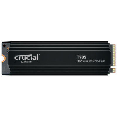 SSD Disk Crucial T705 2.0TB PCIe Gen5 NVMe M.2with Heatsink CT2000T705SSD5 SSD Disk Crucial T705 2.0TB PCIe Gen5 NVMe M.2with Heatsink CT2000T705SSD5