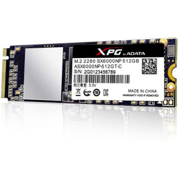 SSD Disk Adata XPG SX6000 ASX6000NP-512GT-C M.2 2280 512GB PCIe Gen4x4