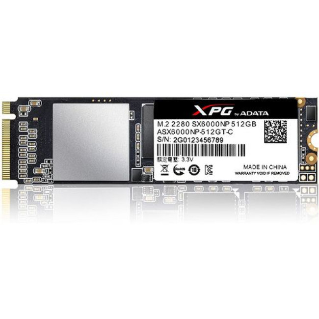 דיסק SSD ADATA XPG SX6000 ASX6000NP-512GT-C M.2 2280 512GB PCIe Gen4x4