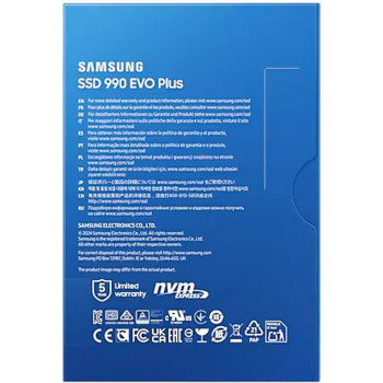 SSD Диск Samsung 990 EVO Plus PCIe 4.0 NVMe M.21TB MZ-V9S1T0BW M.2 2280