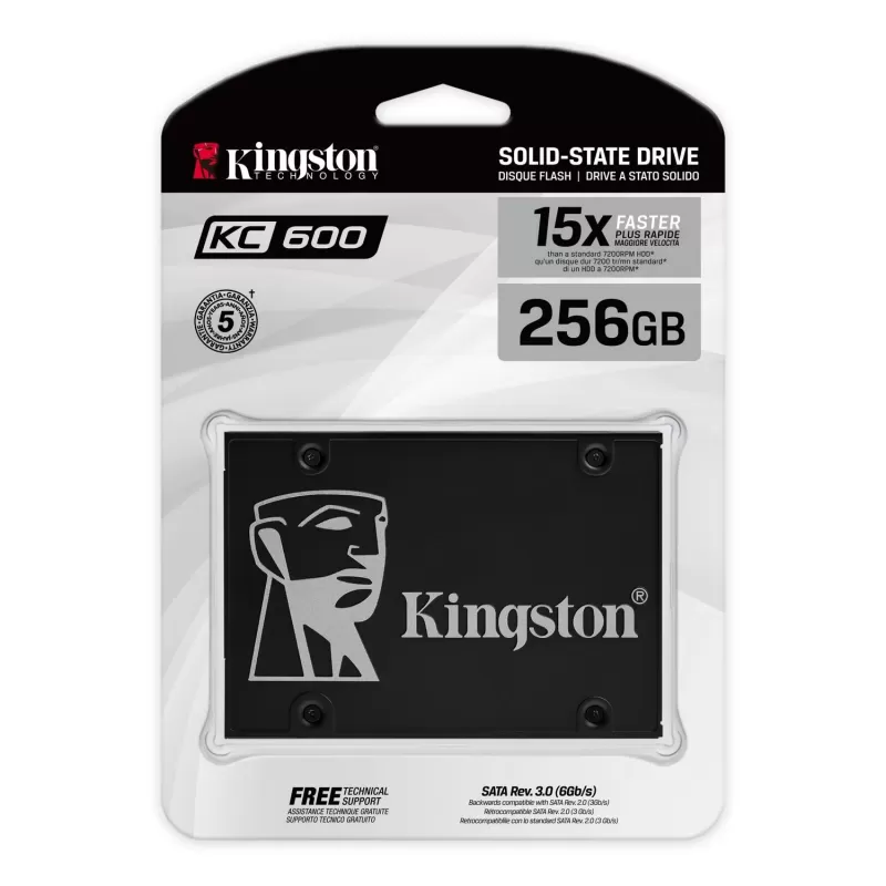 דיסק SSD Kingston KC600 SKC600/512G 2.5" 512GB SATA 3 דיסק SSD Kingston KC600 SKC600/512G 2.5" 512GB SATA 3