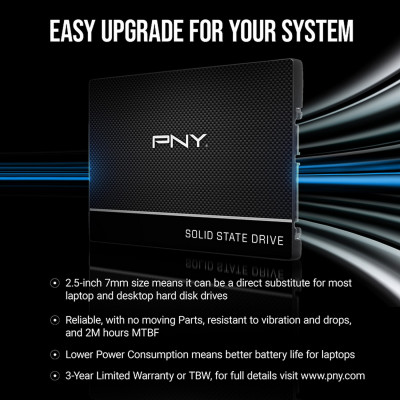 דיסק SSD PNY CS900 SSD7CS900-4TB-RB 2.5" 4TB SATA 3 דיסק SSD PNY CS900 SSD7CS900-4TB-RB 2.5" 4TB SATA 3