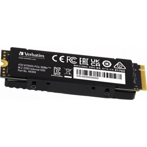 SSD Диск Verbatim Vi7000G M.2 2280 4TB PCIe Gen4x4