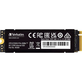 SSD Диск Verbatim Vi7000G M.2 2280 4TB PCIe Gen4x4