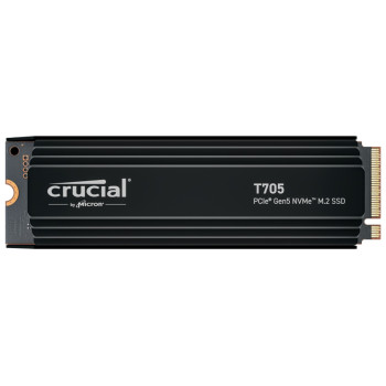 SSD Диск Crucial T705 4.0TB PCIe Gen5 NVMe M.2with Heatsink CT4000T705SSD5