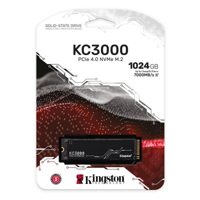 דיסק SSD Kingston KC3000 SKC3000S/1024G M.2 2280 1024GB PCIe Gen4x4 דיסק SSD Kingston KC3000 SKC3000S/1024G M.2 2280 1024GB PCIe Gen4x4