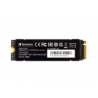 SSD Диск Verbatim Vi7000G 49367 1TB PCIe Gen4x4 SSD Диск Verbatim Vi7000G 49367 1TB PCIe Gen4x4