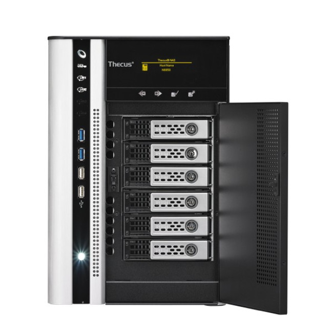 Сервер Хранения Данных Thecus Large business 6-bay Mini-tower Advanced NAS with