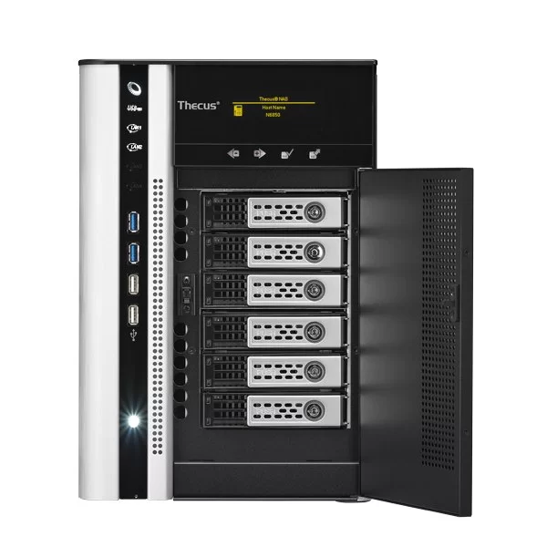 сервер хранения Thecus Large business 6-bay Mini-tower Advanced NAS with optional 10Gb Lan N6850