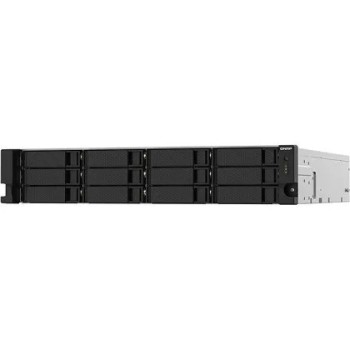 שרת אחסון QNAP NAS 12BAY 2U Rackmount Cortex-A57 4-core 1.7GHz + 4GB RAM ללא דיסקים networked storage (NAS) TS-1232PXU-RP-4G