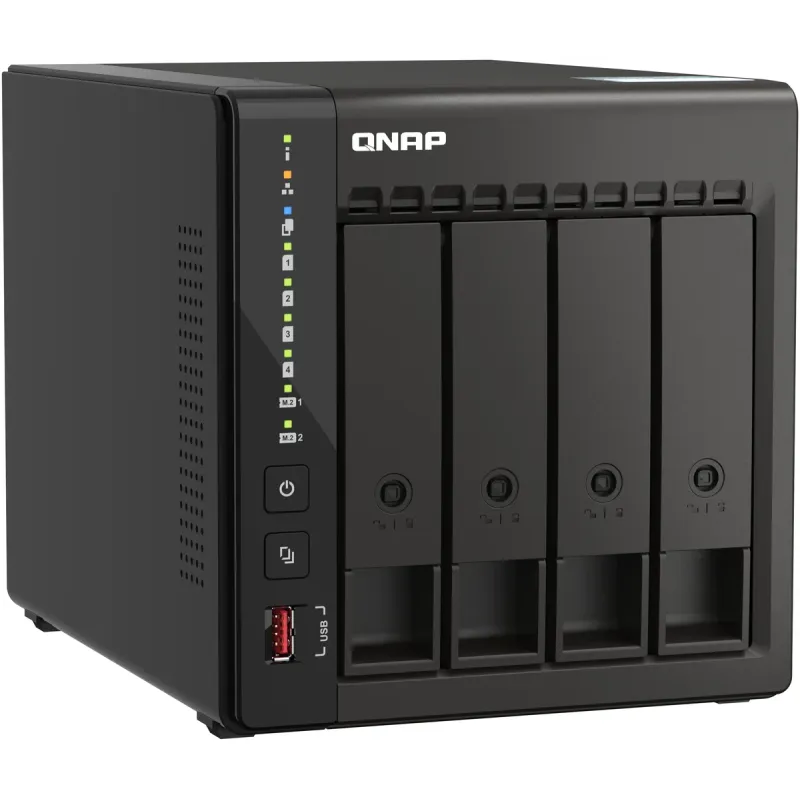 שרת אחסון QNAP NAS TS-453E-8G 4 BAY QC 2*2.5G 2*PCIE TS-453E-8G שרת אחסון QNAP NAS TS-453E-8G 4 BAY QC 2*2.5G 2*PCIE TS-453E-8G