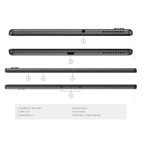 טאבלט Lenovo TAB M10 FHD Plus TB-X606F ZA5T0150IL 10.3" FHD+ TDDI 4GB eMMC:128GB צבע אפור טאבלט Lenovo TAB M10 FHD Plus TB-X606F ZA5T0150IL 10.3" FHD+ TDDI 4GB eMMC:128GB צבע אפור