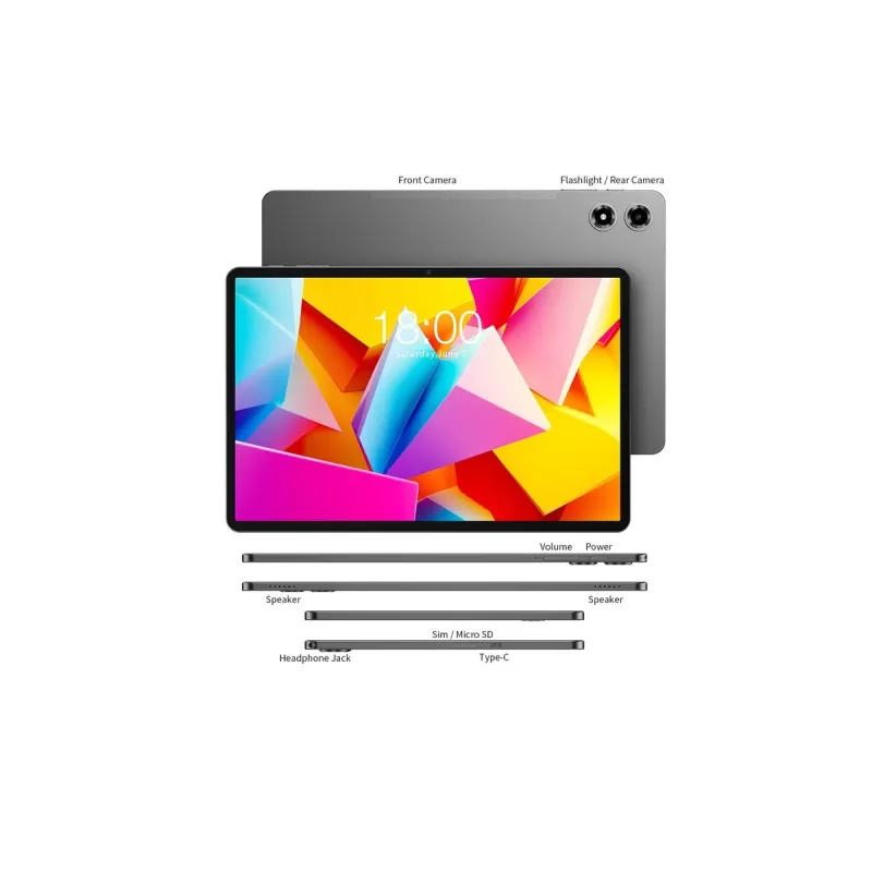 טאבלט Teclast T50 Plus 6+256 11 + Book Case T50Plus 11" IPS 6GB eMMC:256GB טאבלט Teclast T50 Plus 6+256 11 + Book Case T50Plus 11" IPS 6GB eMMC:256GB