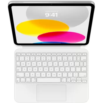 Keyboard Apple Magic Keyboard Folio for iPad (10th generation / A16) hebrew MQDP3HB/A Color:white