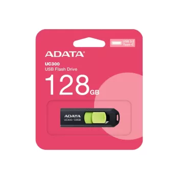 Flash Drive Adata UC300 ACHO-UC300-128G-RBK/GN 128GB