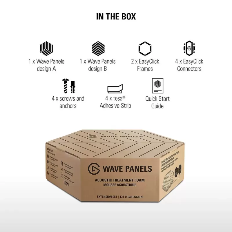 Elgato Wave Panels Extension Set black 10AAK9901 Elgato Wave Panels Extension Set black 10AAK9901