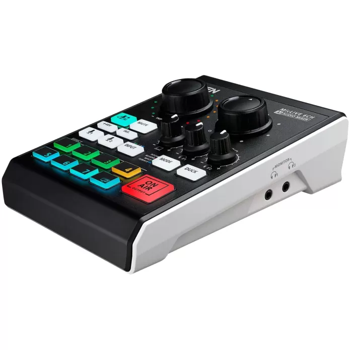 מיקסר אודיו לפודקאסט ATEN MicLIVE UC8000 6-CH UC8000 צבע שחור