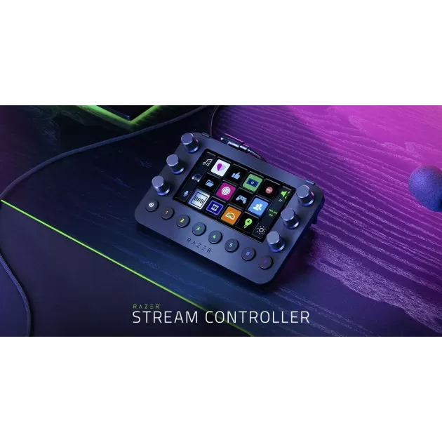 ציוד סטרימינג RAZER STREAM CONTROLLER RZ20-04350100-R3M1 ציוד סטרימינג RAZER STREAM CONTROLLER RZ20-04350100-R3M1
