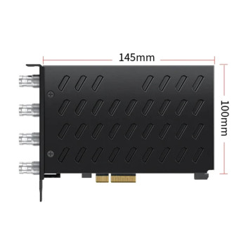 Карта ACASIS 4x SDI 1080P/60fps PCIe x4 Video Capture AC-4SDIPLUS Цвет:черный