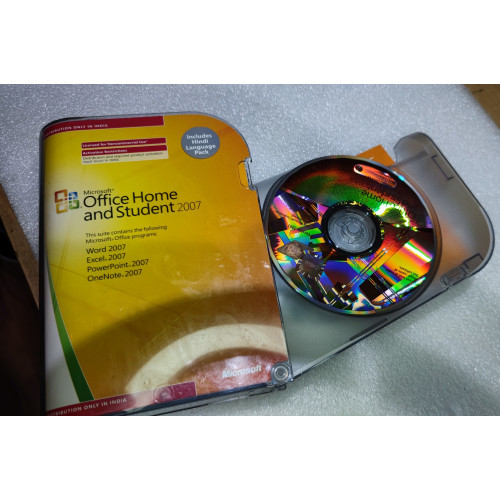 Original license in packaging Microsoft Home and Student 2007 1PC Condition:Open..