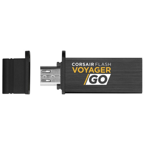 זיכרון נייד Corsair Flash Voyager GO - 64GB PC/Mobile Flash Storage Drive