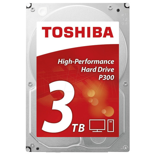 דיסק קשיח פנימי Toshiba P300 HDWD130UZSVA 3.5" 3TB SATA 3