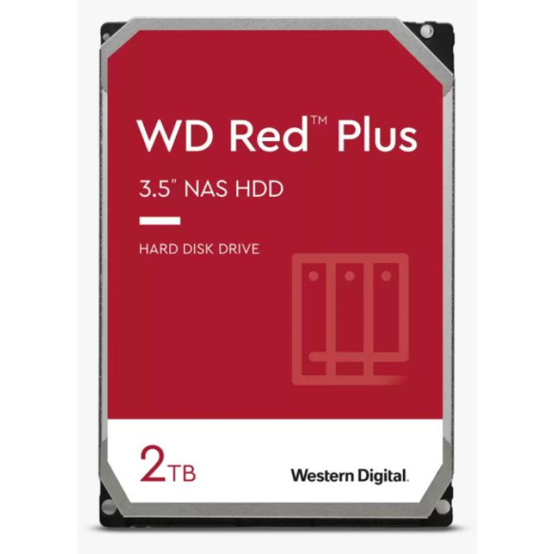 Internal Hard Drive Western Digital Red Plus WD20EFZX 3.5" 2TB SATA 3