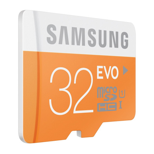 כרטיס זיכרון Samsung Micro SD 32GB EVO UHS-I 48MB/s MB-MP32D 32GB